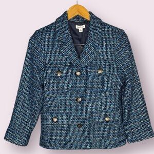 Joan Rivers Red Carpet Boucle Blazer with Pockets